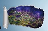 3D - Fortnite - landscape - muursticker - muurposter - zelfklevend