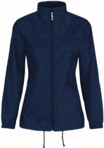 Dames regenkleding - Sirocco windjas/regenjas in het donkerblauw - volwassenen XL (42) marine