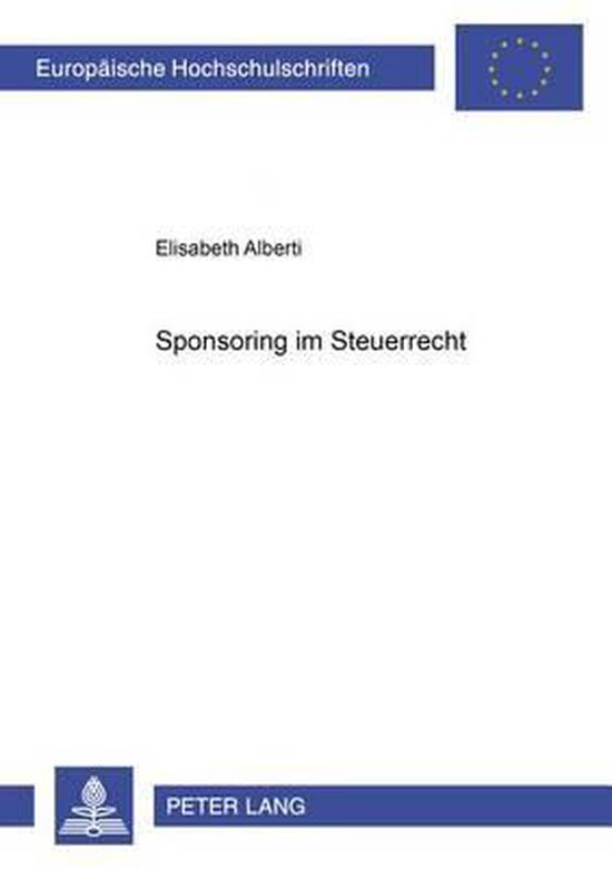 Sponsoring im Steuerrecht - cover