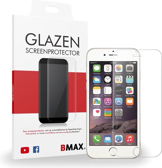 bol.com | BMAX Glazen Screenprotector iPhone 6 Plus / 6s Plus /  Beschermglas / Tempered Glass /...