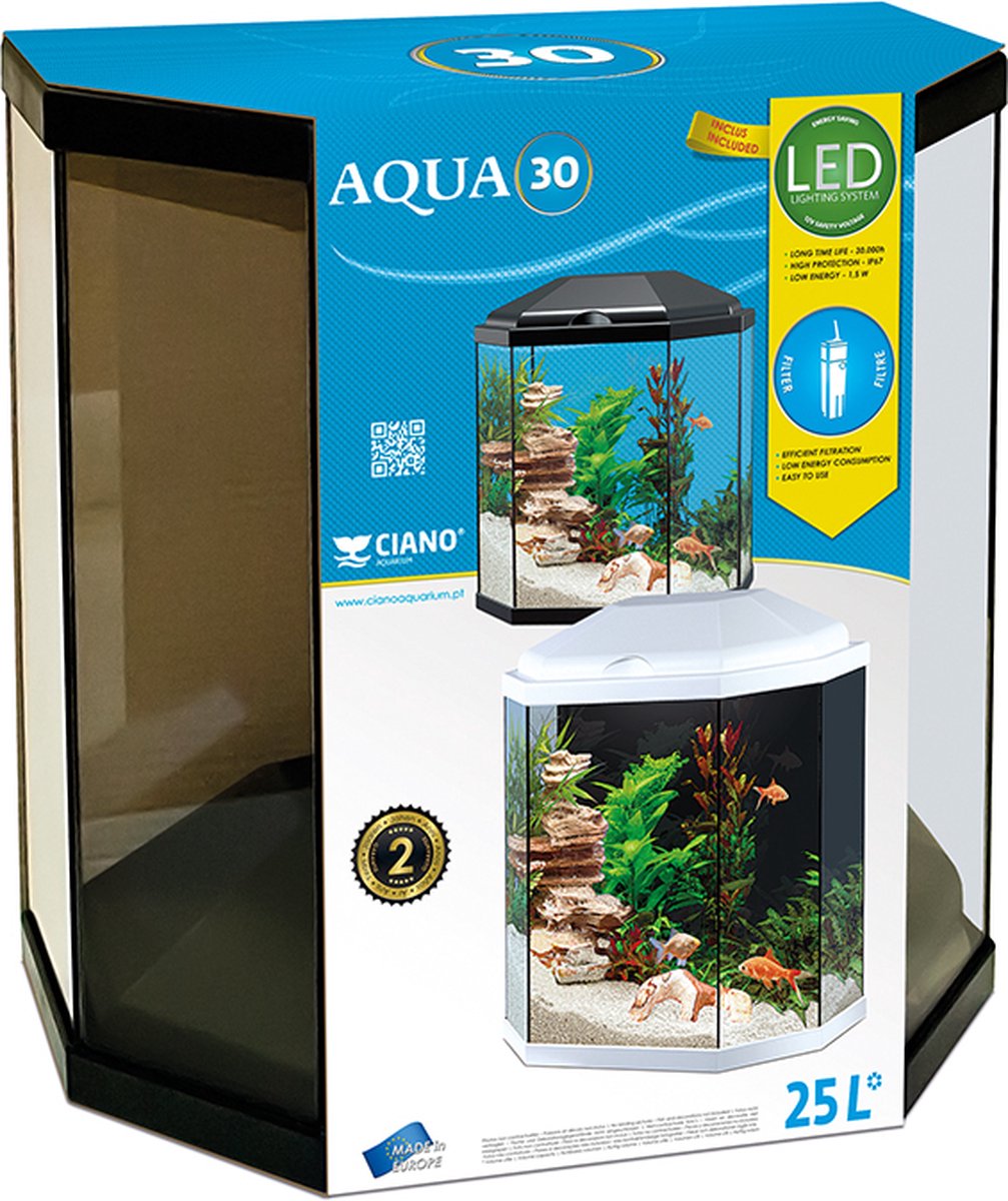 Ciano Aquarium Aqua 30 LED Blanc | bol.com