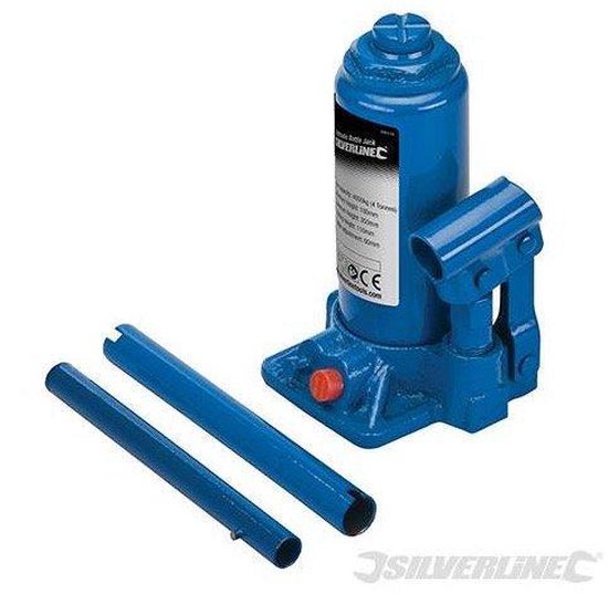 Cric Hydraulique Bouteille 10T – Hauteur Mini 185 Mm, Course 120 Mm, Poignée 3 Sections - 2