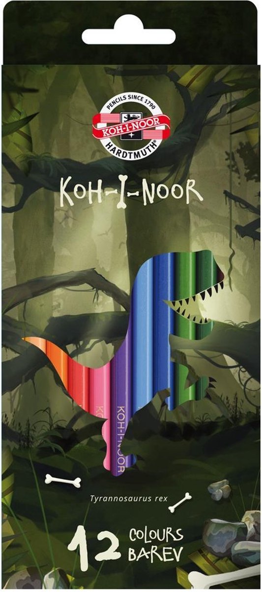 Koh-i-Noor - Set kleurpotloden 12 stuks - Potloden - Kinderen - Volwassenen - Sinterklaas - Kerst