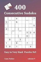 Consecutive Sudoku - 400 Easy to Very Hard Puzzles 9x9 vol.9