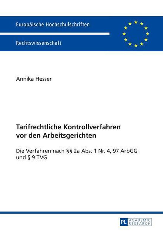 Europaeische Hochschulschriften Recht 5712 - Tarifrechtliche ... - cover