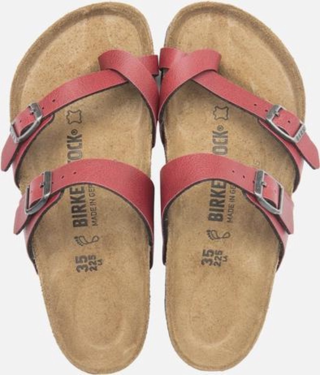 Birkenstock mayari rood hotsell