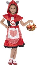 "Rood sprookjes kostuum voor meisjes  - Kinderkostuums - 104-116"