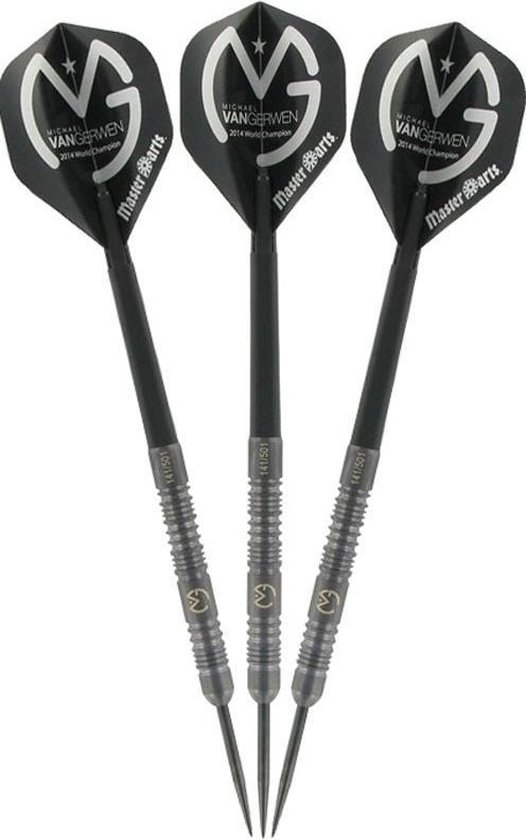 Masterdarts - Michael van dartpijlen - limited black - 21 gram | bol.com