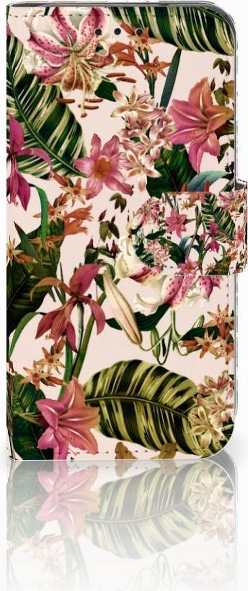Book Case voor Samsung Galaxy S10e Hoesje Flowers