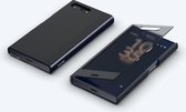 Sony flip cover met transparante voorzijde - zwart - voor Sony Xperia X compact
