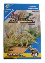 Lg-imports Dinosaurus Bouwpakket Triceratops 36-delig