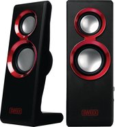 Sweex 2.0 Speaker Set Purephonic - 20 Watt / Rood / USB