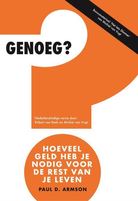 Genoeg? - cover
