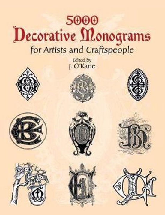5000 Decorative Monograms for Artists and Craftspeople - cover