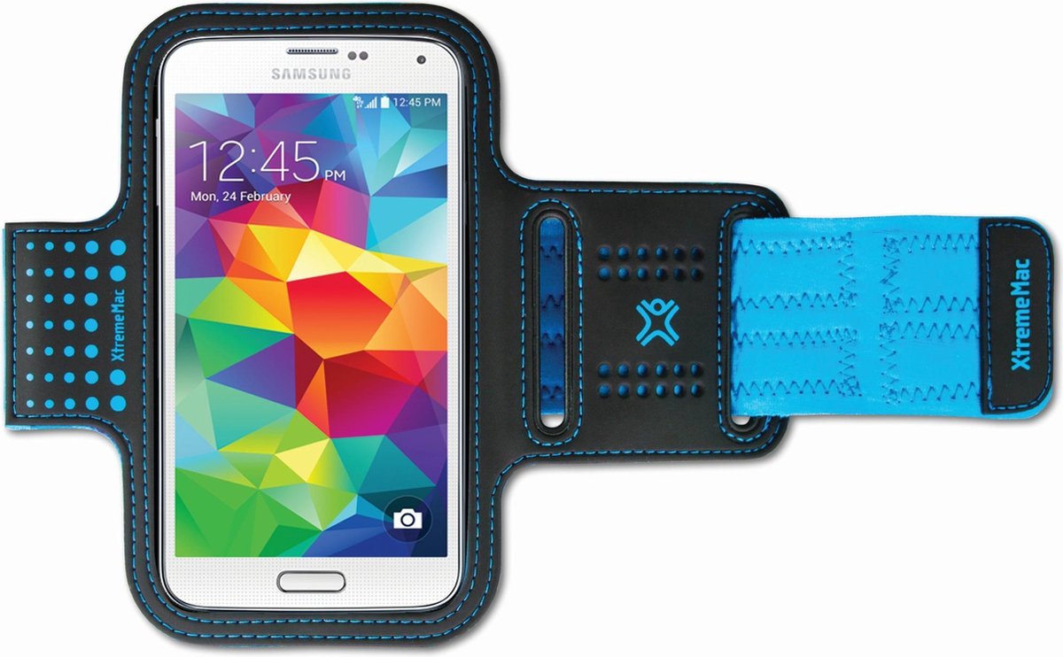 XtremeMac Sportwrap - Sportband voor iPhone 6 / 6s - Zwart / Blauw