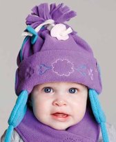 Lodger Artisan Fringes Muts Violet 1-3 jaar