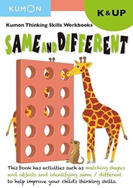 Kindergarten Same and Different - cover