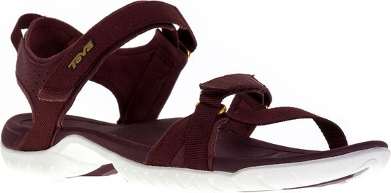 Teva Verra Sandalen Dames Wandelsandalen - Maat 39 - Vrouwen - rood/wit |  bol.com