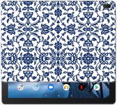 Lenovo Tab E10 Siliconen Hoesje Flower Blue