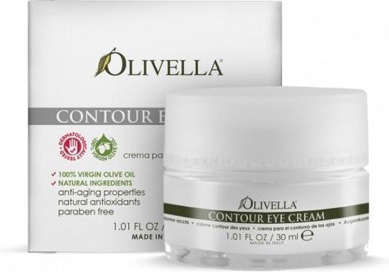 Olivella Oog contour crème / Contour Eye Cream met Olijfolie