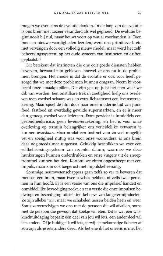 De kracht van wilskracht