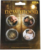 Twilight New Moon Pin Set/1.25"" 4 pc. ""Jacob