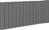 Eastbrook Guardia Design radiator horizontaal aluminium mat antraciet 60x142cm 2400 watt