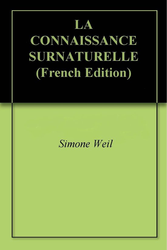 La connaissance surnaturelle - cover