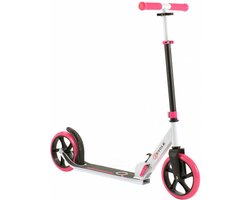 foto van 2Cycle Step - Kinderstep - Aluminium - Grote Wielen - 20cm - Autoped -Roze-Wit