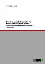 Erstellung Eines Leitfadens Fur Die Kommunikationspolitik Bei Der Markteinfuhrung Von Industriegutern