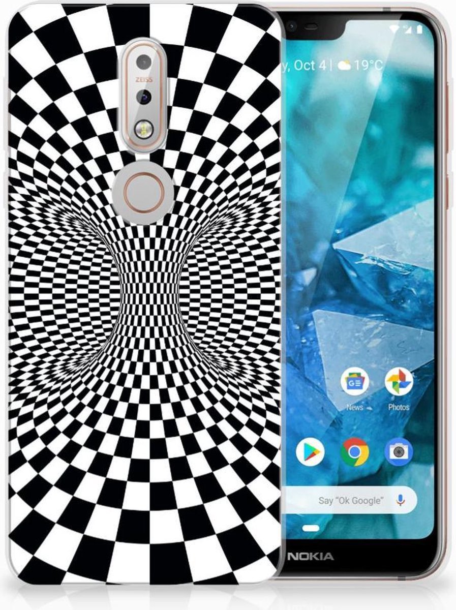 Nokia 7.1 TPU Hoesje Illusie