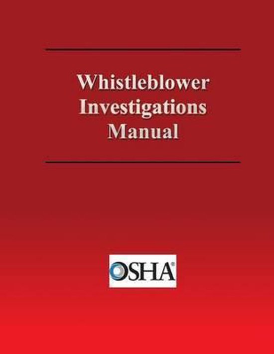 Whistleblower Investigations Manual - cover