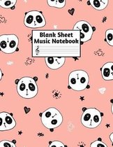 Blank Sheet Music Notebook