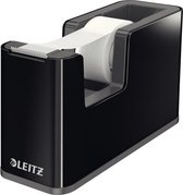 Leitz Dual Stevige Plakbandhouder - Inclusief 1 Rol Plakband - Zwart