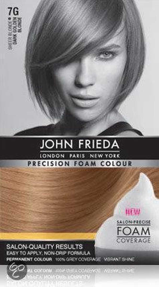 toelage Vernederen Amerika John Frieda Precision Foam Colour 7G Dark Golden Blonde | bol.com