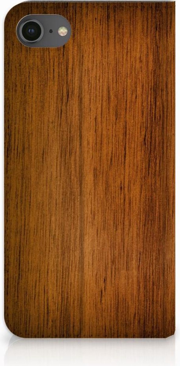 iPhone 7 | 8 | SE (2020) | SE (2022) Book Wallet Case Donker Hout
