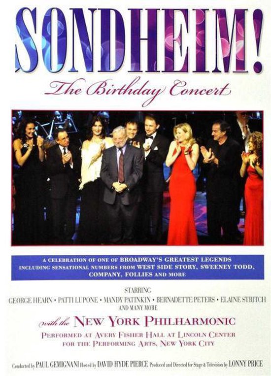 Cover van de film 'Stephen Sondheim - Birthday Concert'