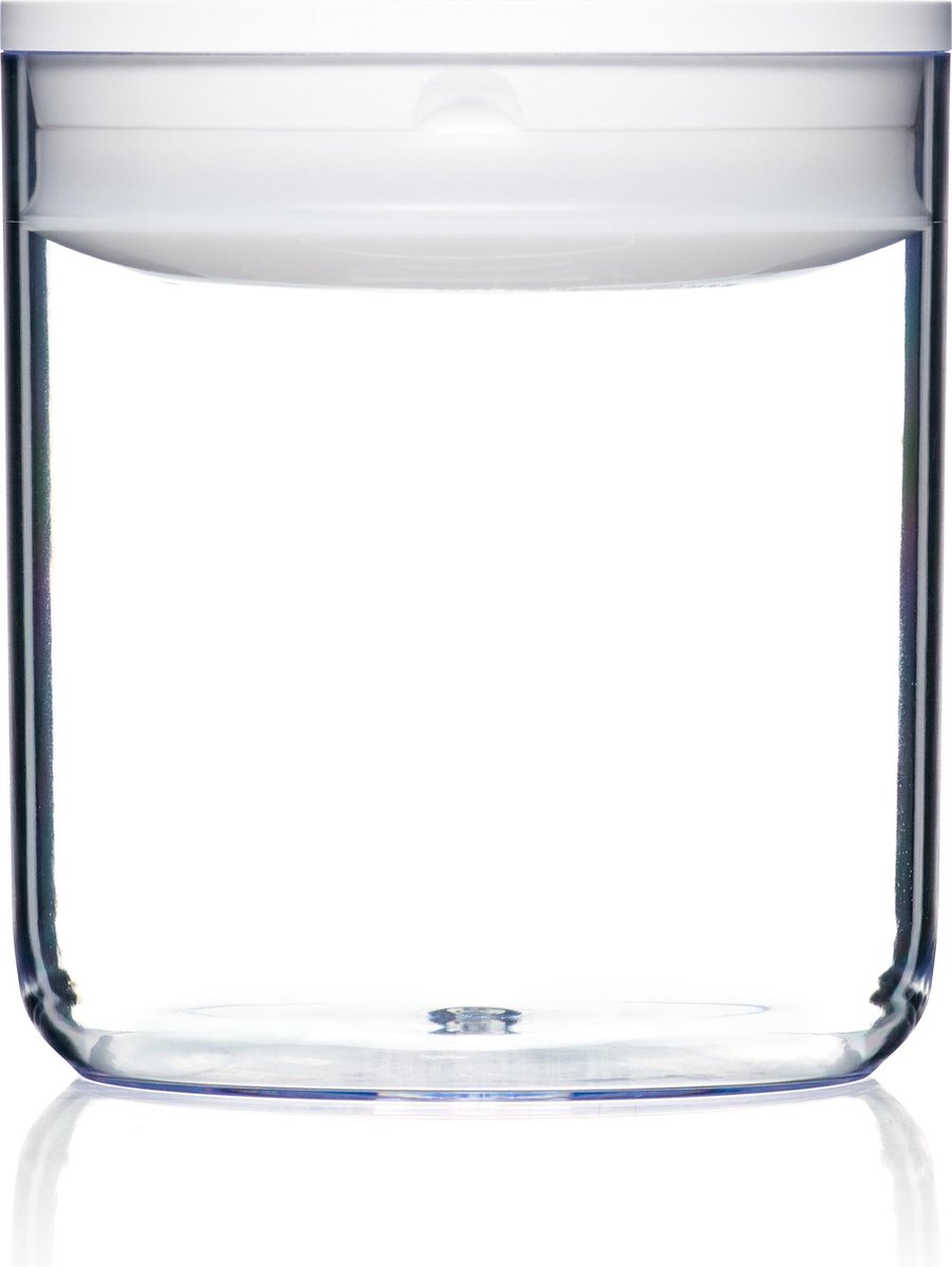ClickClack Vershoudbox Pantry Round - 1.6 Liter - Wit