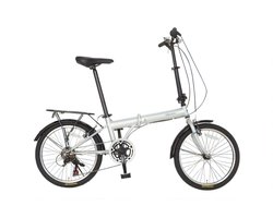 Wheelerz Vouwfiets - Fiets - Unisex - Zilver - 20 Inch