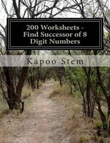 200 Worksheets - Find Successor of 8 Digit Numbers