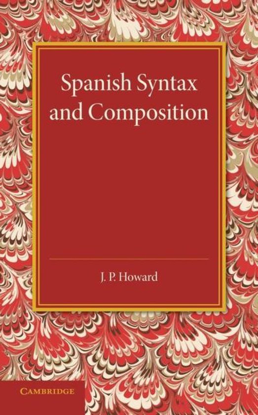 Spanish Syntax and Composition - cover