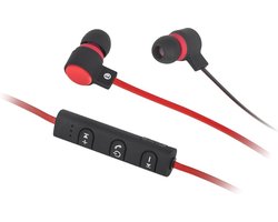 Krüger&Matz KMP70BT - Wireless en spatwaterdichte sport in-ear phones - rood