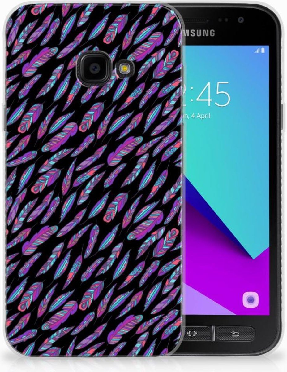Samsung Galaxy Xcover 4 | Xcover 4s TPU bumper Feathers Color