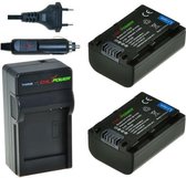 ChiliPower NP-FV30 / NP-FV50 Sony Kit - Camera Batterij Set