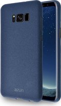 Azuri flexibele cover met sand texture - blauw - voor Samsung Galaxy S8