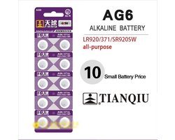 SR920SW Horloge Batterijen | AG6 - Alkaline - 10 Stuks | bol.com