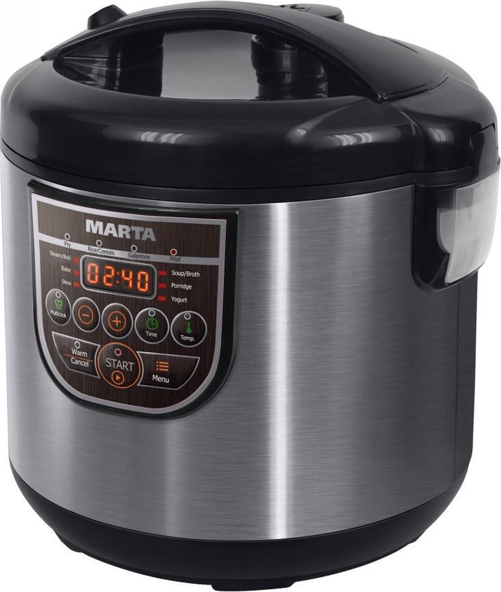 MARTA MT-4322 Multicooker/5L/860W/black pearl | bol.com