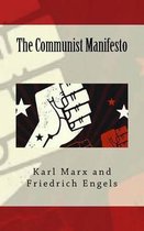 De Communistische Partij. Geschreven door Karl Marx en Friedrich Engels, met een gebalde vuist en sterren op de voorkant.