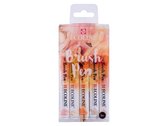 Ecoline Brush Pen set Beige Roze | 5 kleuren