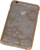 Apple iPhone 6 Plus Hardcase Lotus Goud - Back Cover Case Bumper Hoesje